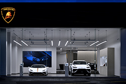 自動車ショールーム Lamborghini Sapporo アーキッシュギャラリー