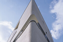 重量鉄骨造の家 鉄骨造 S造 施工例 三角形のオーバーハング アーキッシュギャラリー
